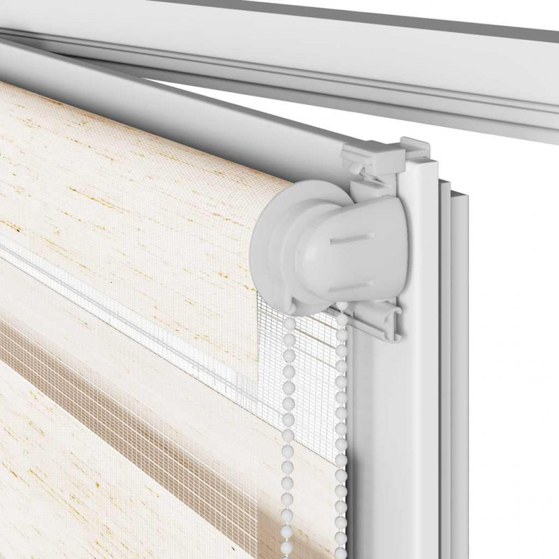 Roleta zebra, 155x150 cm, szerokość tkaniny 150,9 cm, poliester