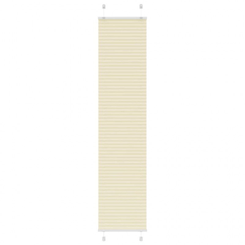 Roleta plisowana kremowa 50x200 cm Szerokość tkaniny 49,4cm