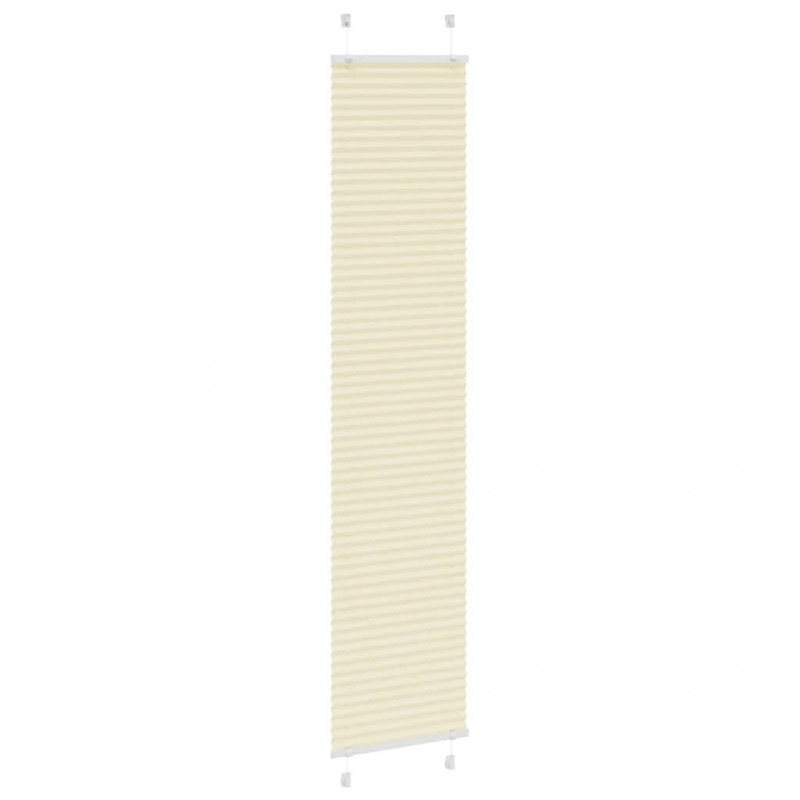 Roleta plisowana kremowa 50x200 cm Szerokość tkaniny 49,4cm