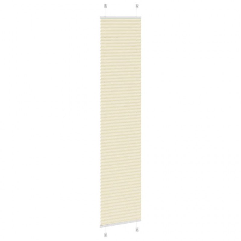 Roleta plisowana kremowa 50x200 cm Szerokość tkaniny 49,4cm