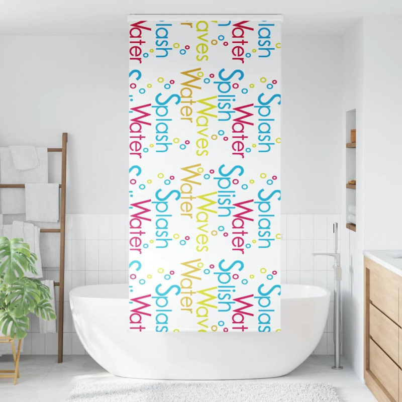 Roleta prysznicowa z kasetą 90x240 cm Szerokość tkaniny 86 cm
