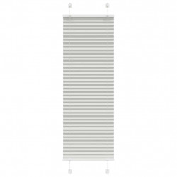 Roleta plisowana jasnoszara 40x100 cm Szerokość tkaniny 39,4 cm