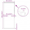 Roleta prysznicowa z kasetą 90x240 cm Szerokość tkaniny 86 cm