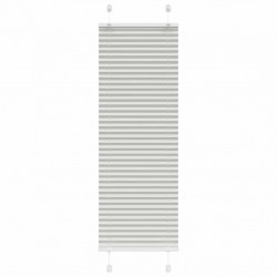 Roleta plisowana jasnoszara 40x150 cm Szerokość tkaniny 39,4 cm