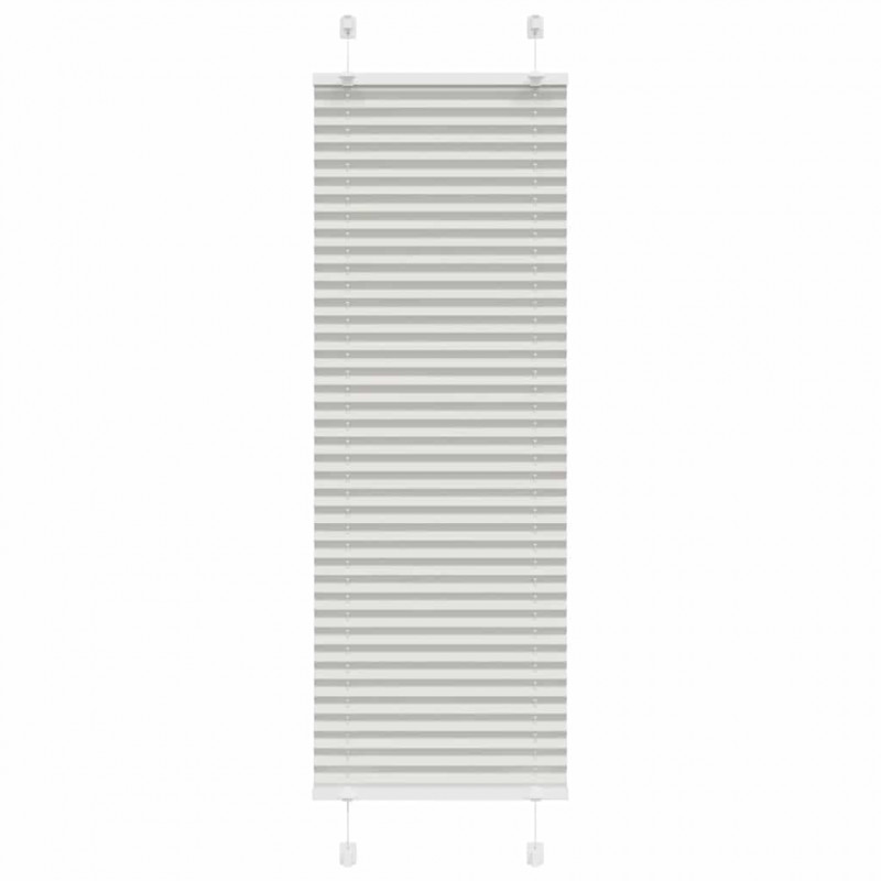 Roleta plisowana jasnoszara 40x150 cm Szerokość tkaniny 39,4 cm