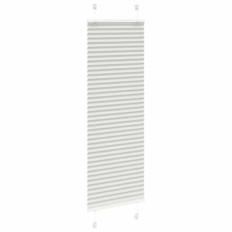 Roleta plisowana jasnoszara 40x150 cm Szerokość tkaniny 39,4 cm