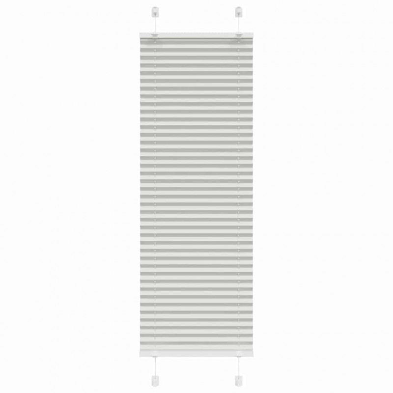 Roleta plisowana jasnoszara 45x150 cm Szerokość tkaniny 44,4 cm