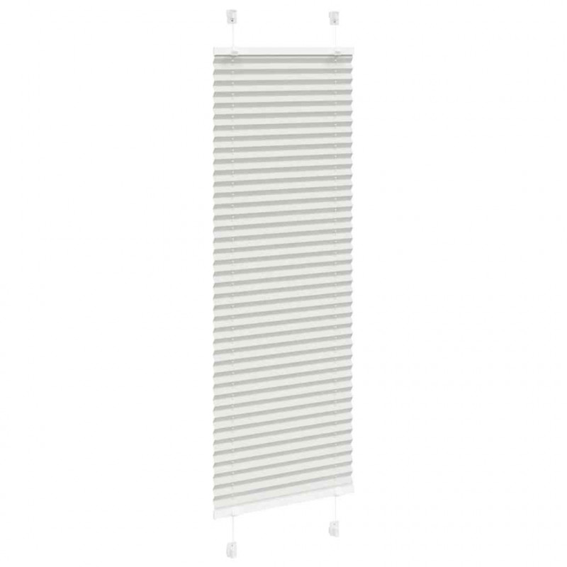Roleta plisowana jasnoszara 50x150 cm Szerokość tkaniny 49,4cm