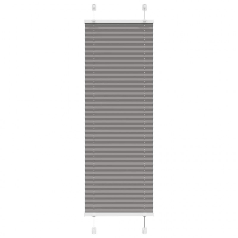 Roleta plisowana antracytowa 40x100 cm Szerokość tkaniny 39,4cm