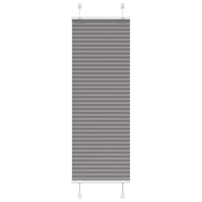 Roleta plisowana antracytowa 50x100 cm Szerokość tkaniny 49,4cm