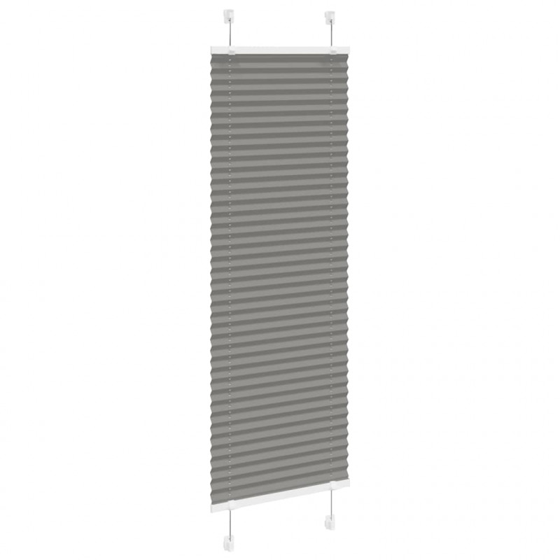 Roleta plisowana antracytowa 50x100 cm Szerokość tkaniny 49,4cm