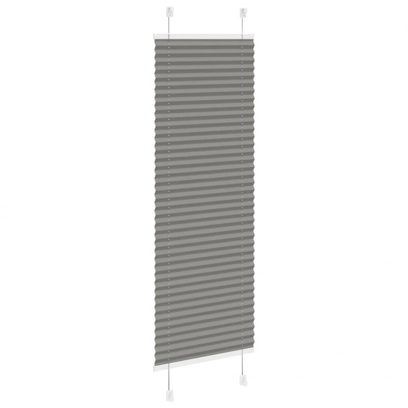Roleta plisowana antracytowa 50x100 cm Szerokość tkaniny 49,4cm