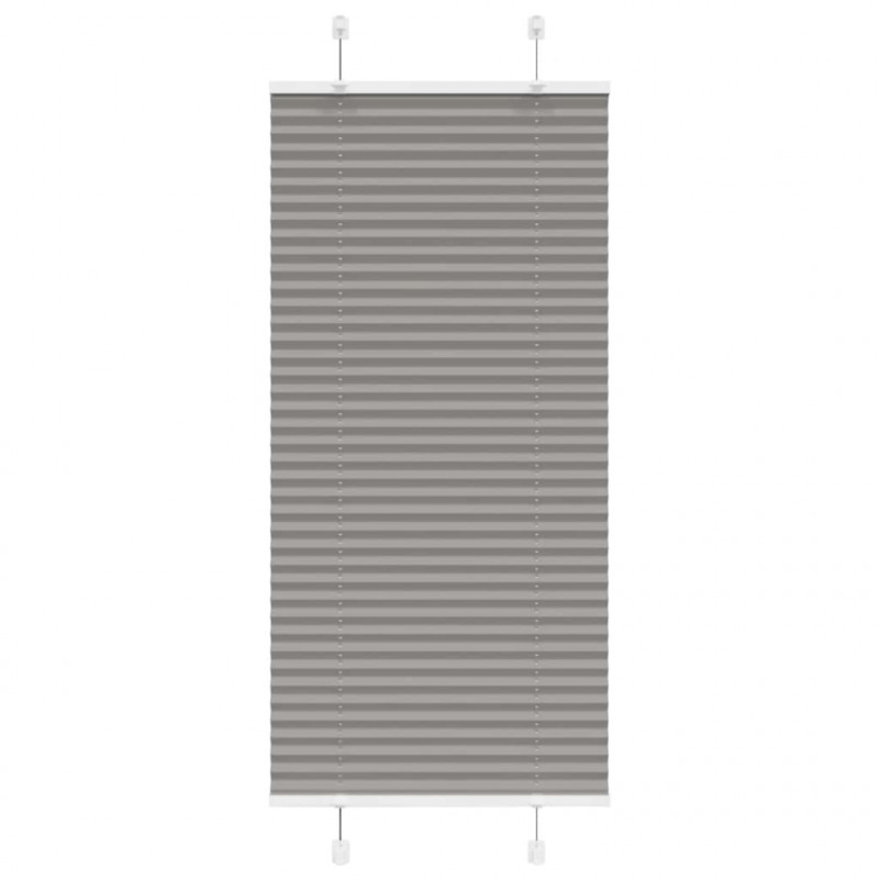 Roleta plisowana antracytowa 60x100 cm Szerokość tkaniny 59,4cm
