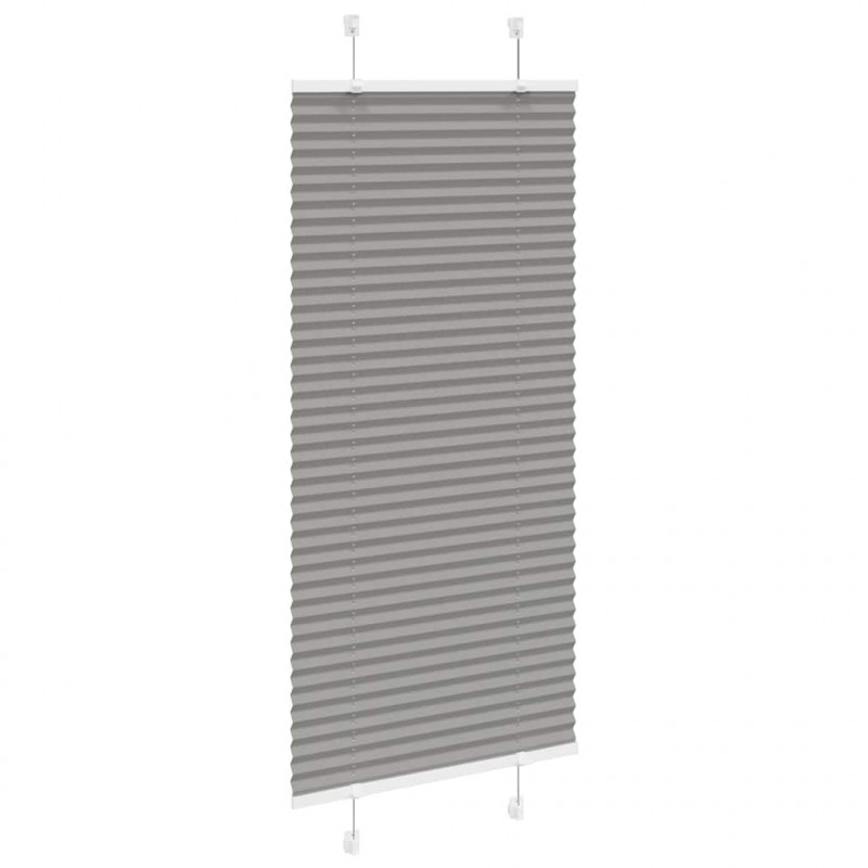 Roleta plisowana antracytowa 60x100 cm Szerokość tkaniny 59,4cm