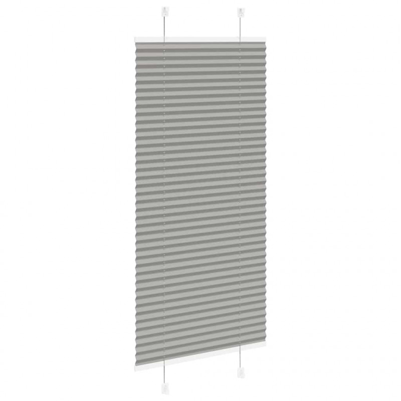 Roleta plisowana antracytowa 60x100 cm Szerokość tkaniny 59,4cm