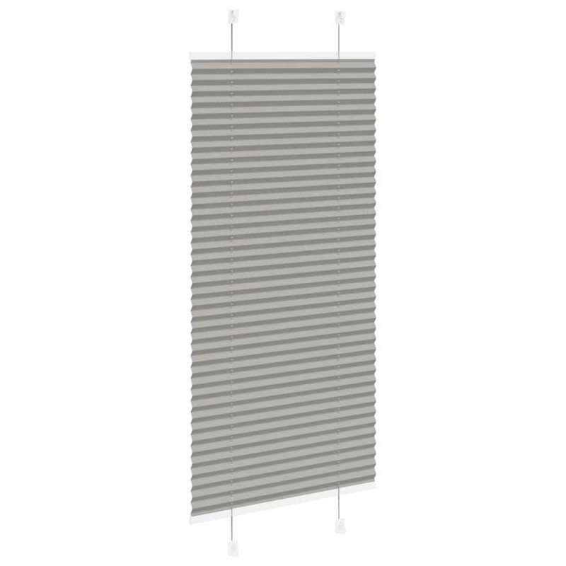 Roleta plisowana antracytowa 65x100 cm Szerokość tkaniny 64,4cm