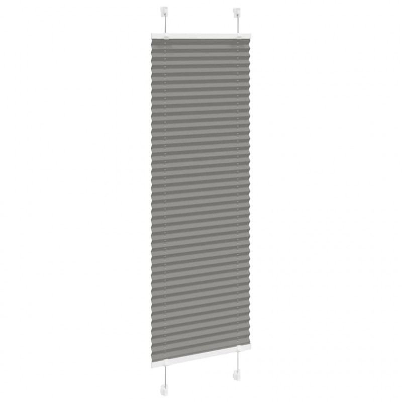 Roleta plisowana antracytowa 45x150 cm Szerokość tkaniny 44,4cm