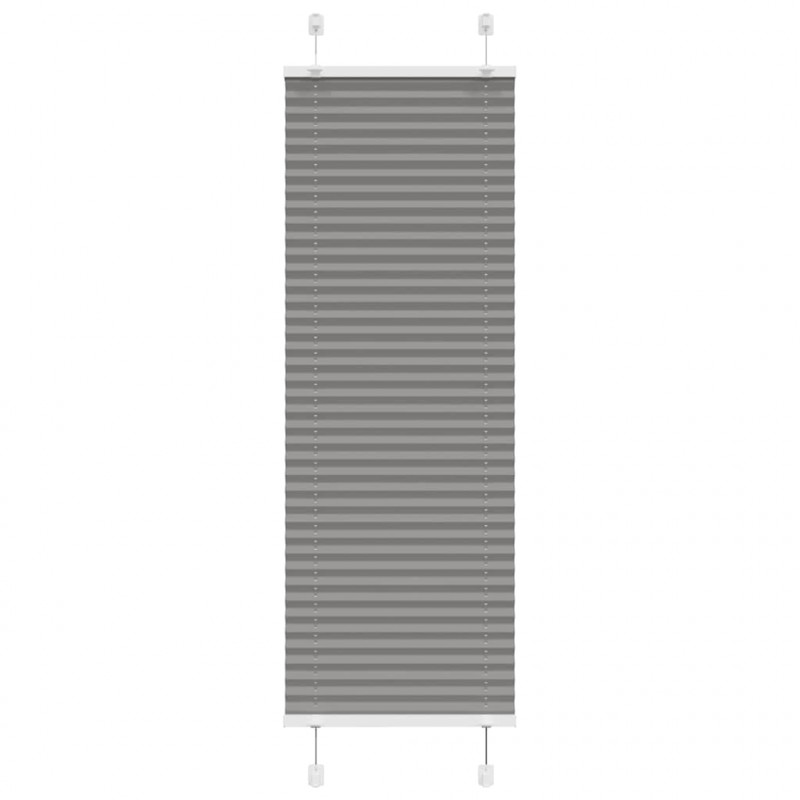 Roleta plisowana antracytowa 50x150 cm Szerokość tkaniny 49,4cm