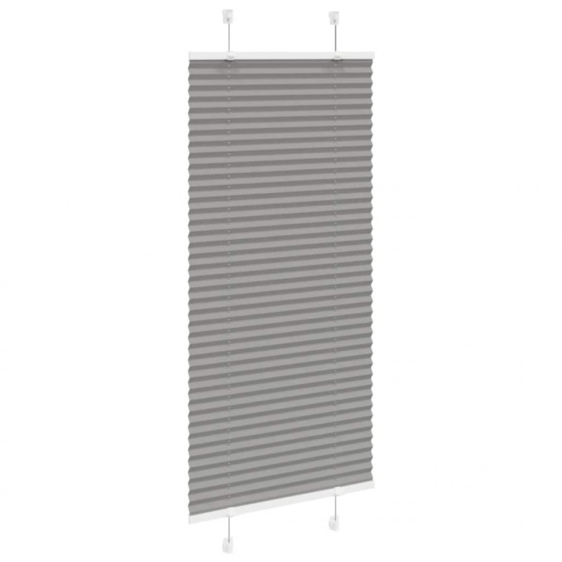 Roleta plisowana antracytowa 65x150 cm Szerokość tkaniny 64,4cm
