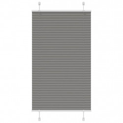 Roleta plisowana antracytowa 70x150 cm Szerokość tkaniny 69,4cm