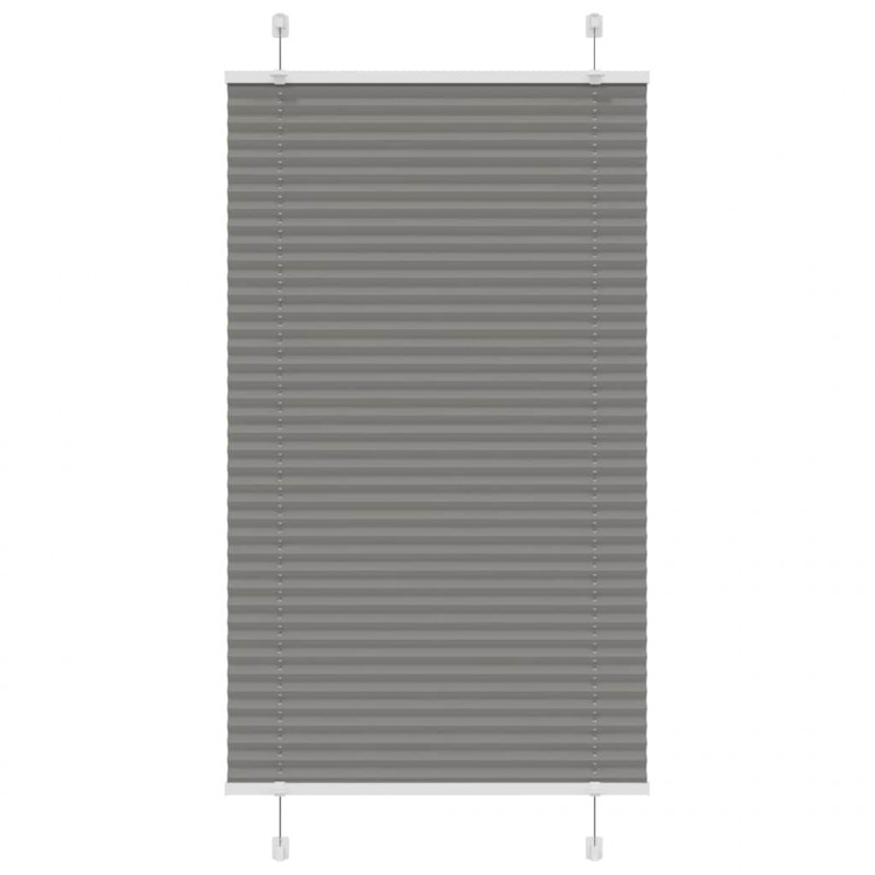 Roleta plisowana antracytowa 70x150 cm Szerokość tkaniny 69,4cm