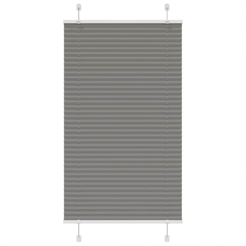 Roleta plisowana antracytowa 80x150 cm Szerokość tkaniny 79,4cm