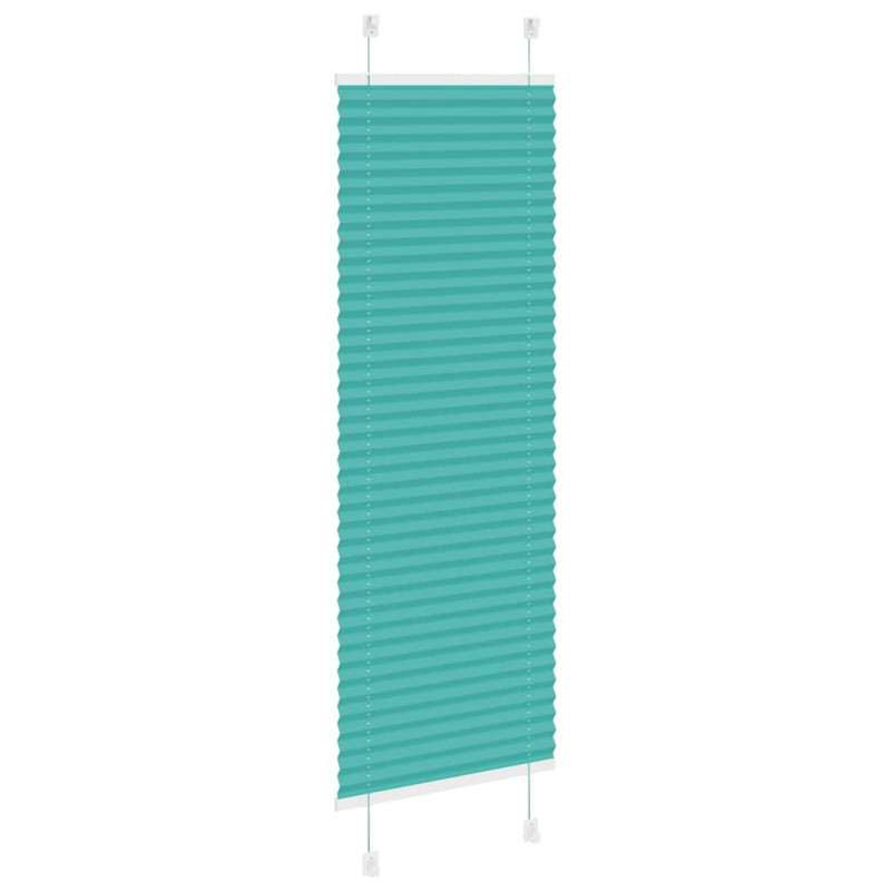 Roleta plisowana Zielony Benzyna 40x100 cm Szerokość tkaniny