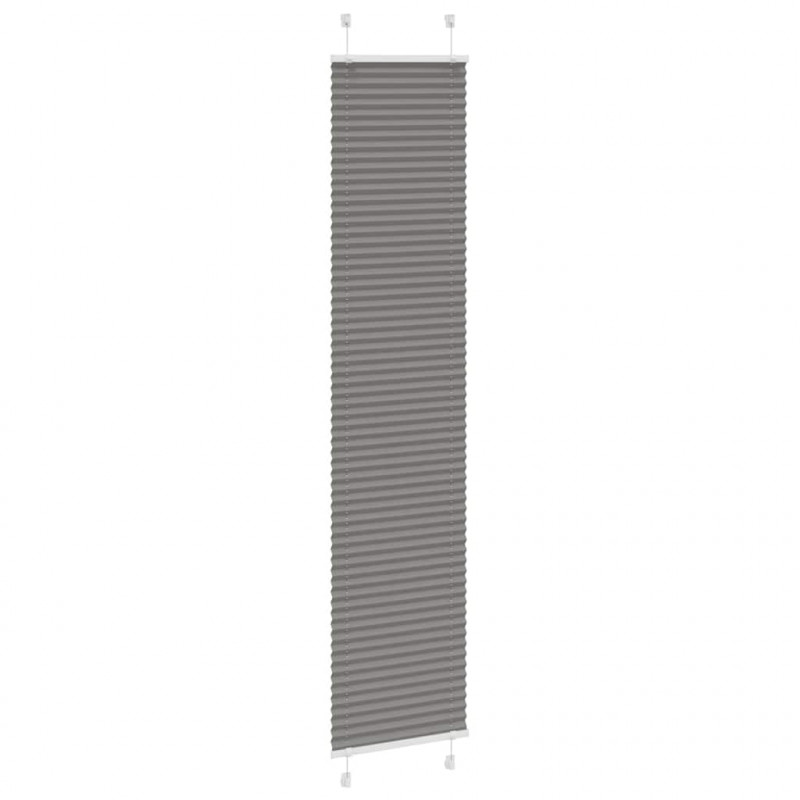 Roleta plisowana antracytowa 40x200 cm Szerokość tkaniny 39,4cm