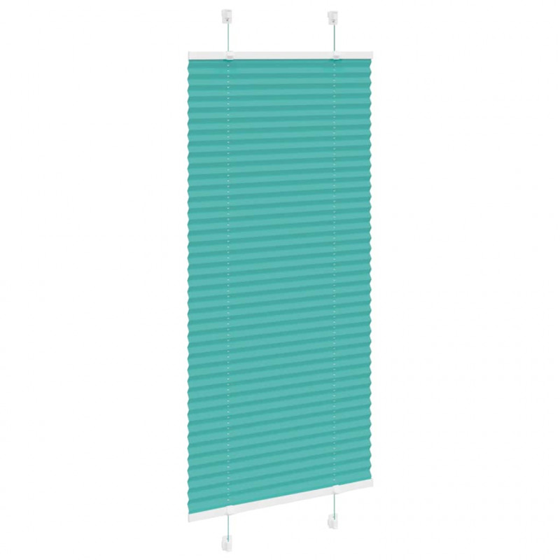 Roleta plisowana Zielony Benzyna 60x100 cm Szerokość tkaniny