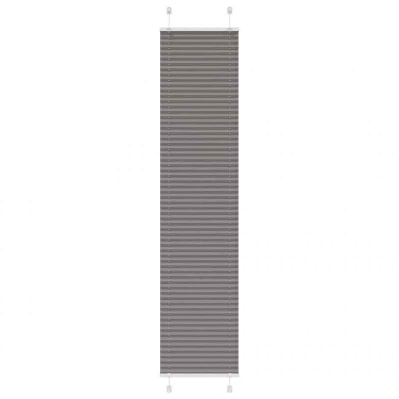 Roleta plisowana antracytowa 50x200 cm Szerokość tkaniny 49,4cm