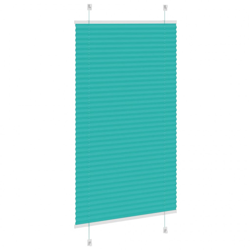 Roleta plisowana Zielony Benzyna 75x100 cm Szerokość tkaniny