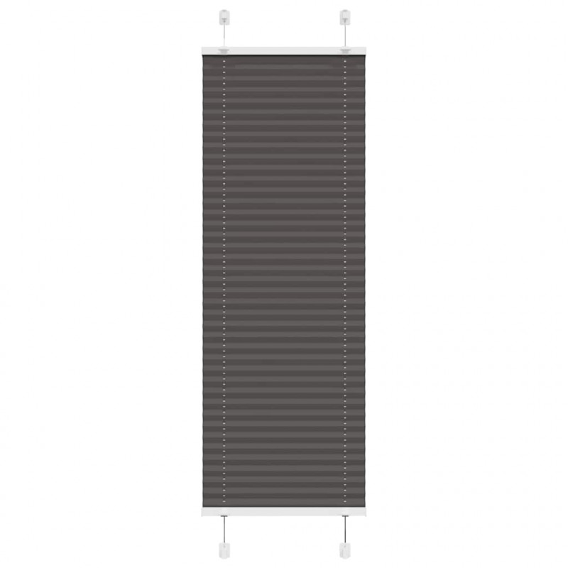 Roleta plisowana czarna 40x100 cm Szerokość tkaniny 39,4cm