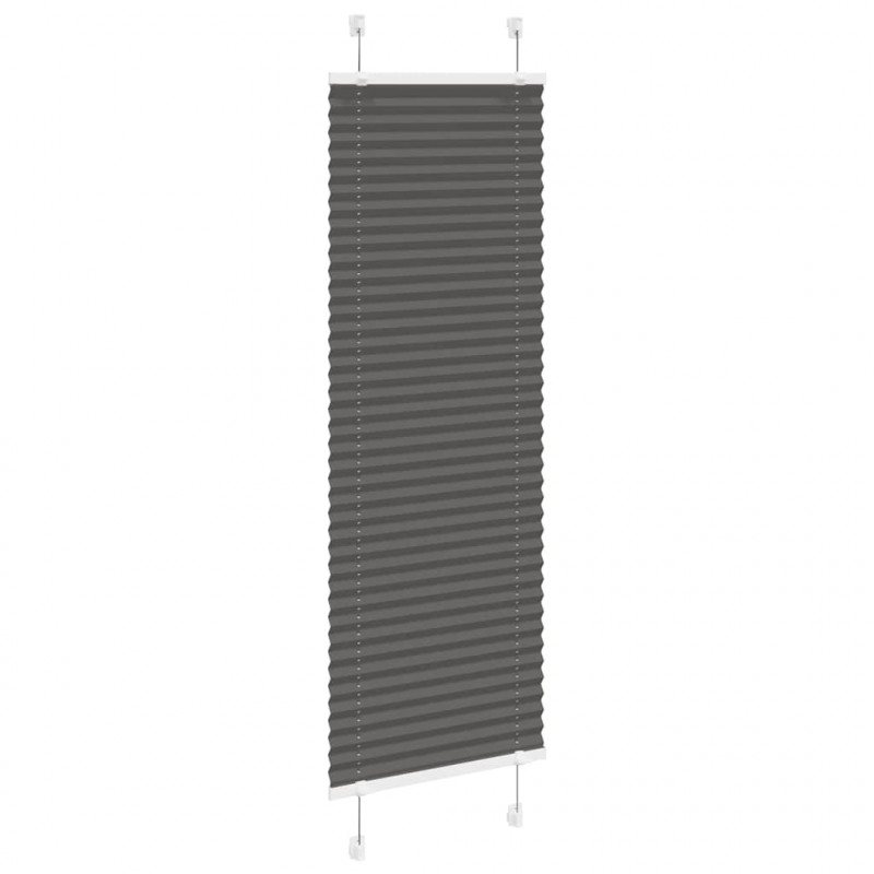 Roleta plisowana czarna 40x100 cm Szerokość tkaniny 39,4cm