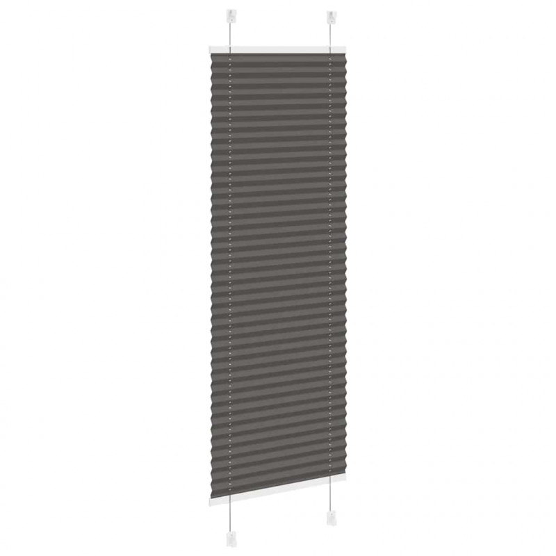 Roleta plisowana czarna 40x100 cm Szerokość tkaniny 39,4cm