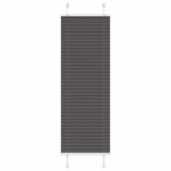 Roleta plisowana czarna 50x100 cm Szerokość tkaniny 49,4cm