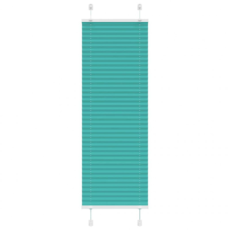 Roleta plisowana Zielony Benzyna 45x150 cm Szerokość tkaniny
