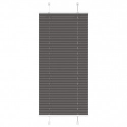 Roleta plisowana czarna 55x100 cm Szerokość tkaniny 54,4cm