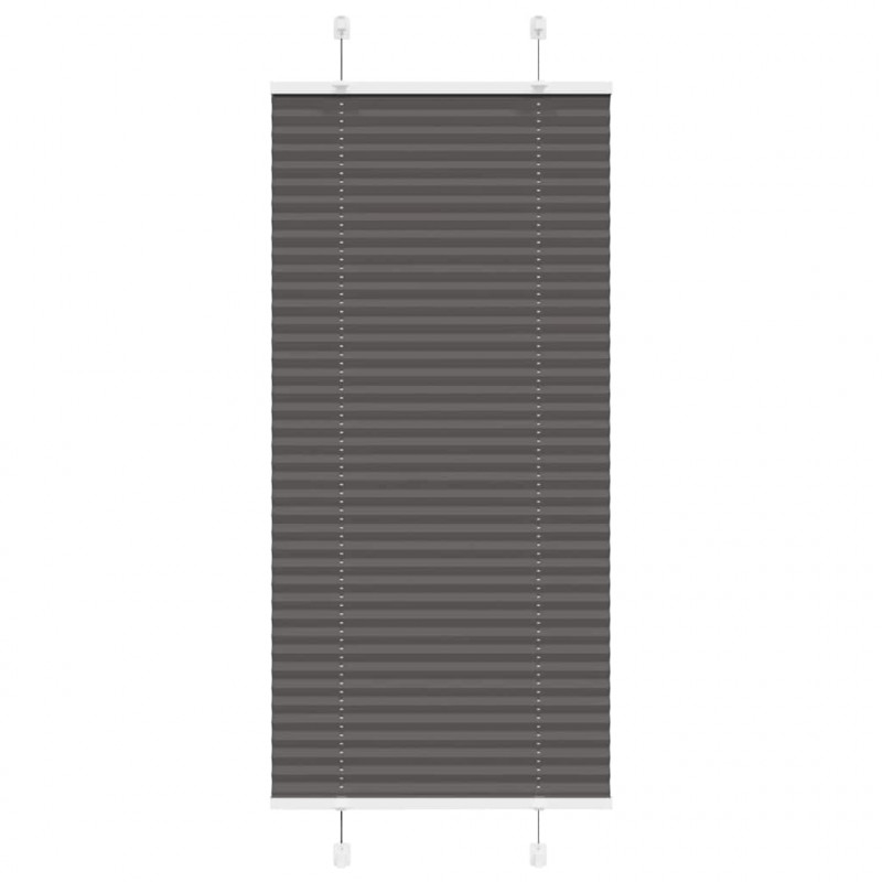 Roleta plisowana czarna 55x100 cm Szerokość tkaniny 54,4cm