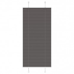 Roleta plisowana czarna 65x100 cm Szerokość tkaniny 64,4cm