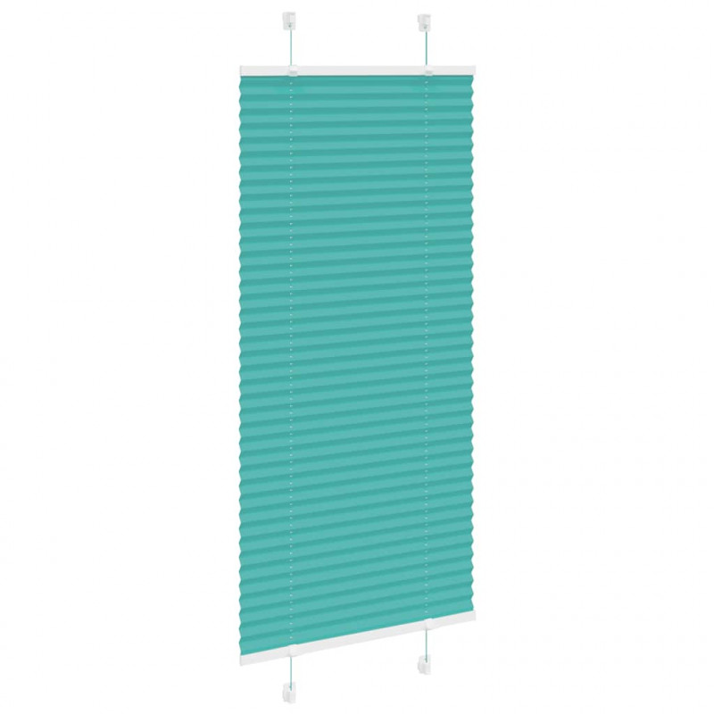 Roleta plisowana Zielony Benzyna 60x150 cm Szerokość tkaniny