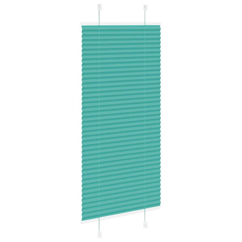 Roleta plisowana Zielony Benzyna 65x150 cm Szerokość tkaniny