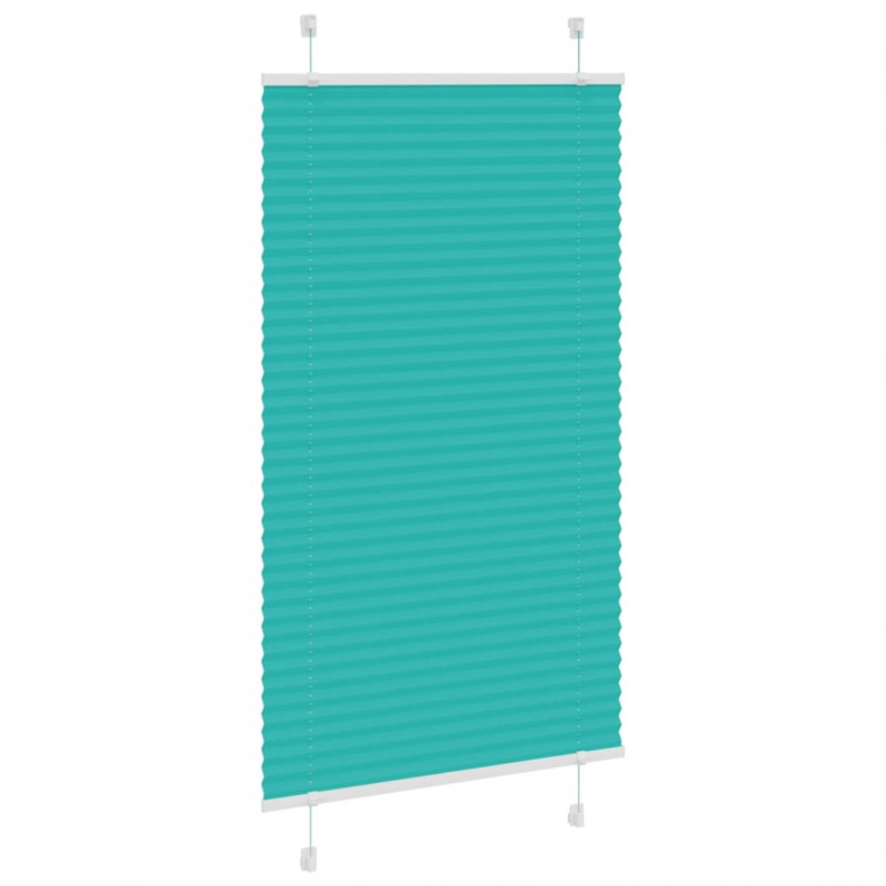 Roleta plisowana Zielony Benzyna 75x150 cm Szerokość tkaniny