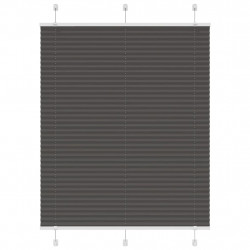 Roleta plisowana czarna 110x100 cm Szerokość tkaniny 109,4 cm