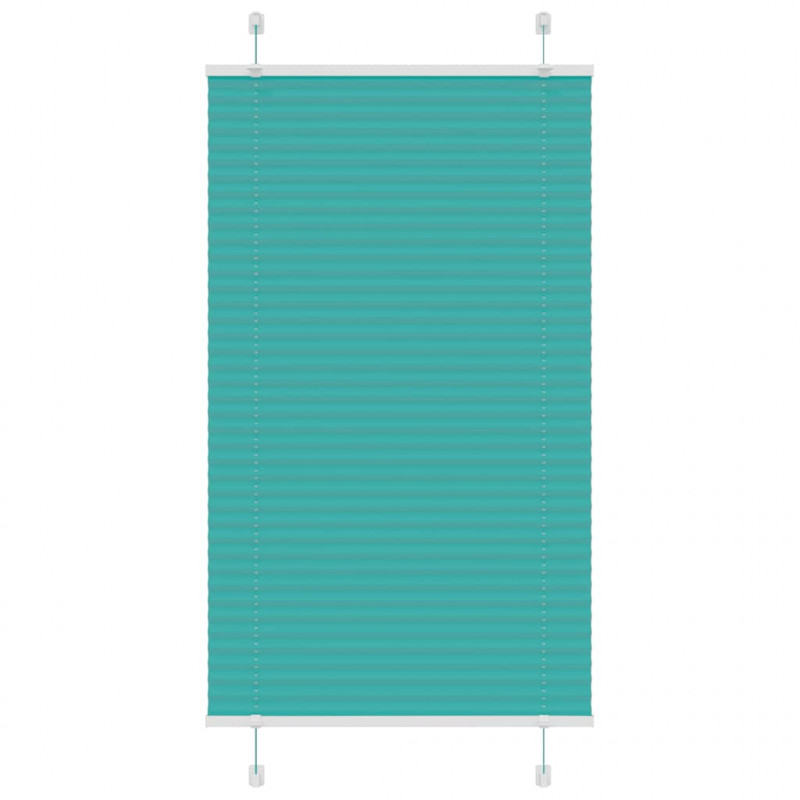 Roleta plisowana Zielony Benzyna 80x150 cm Szerokość tkaniny