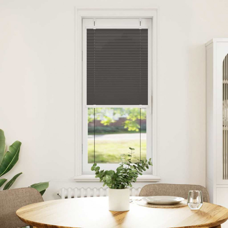 Roleta plisowana czarna 40x150 cm Szerokość tkaniny 39,4cm
