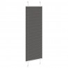 Roleta plisowana czarna 40x150 cm Szerokość tkaniny 39,4cm