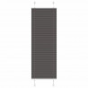Roleta plisowana czarna 50x150 cm Szerokość tkaniny 49,4cm