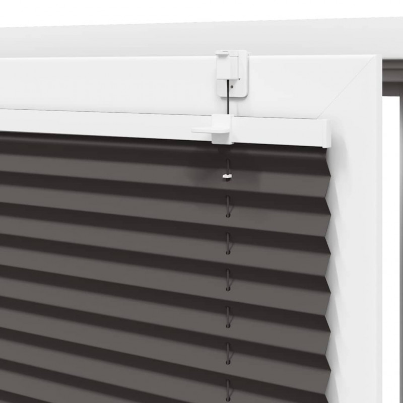 Roleta plisowana czarna 60x150 cm Szerokość tkaniny 59,4cm