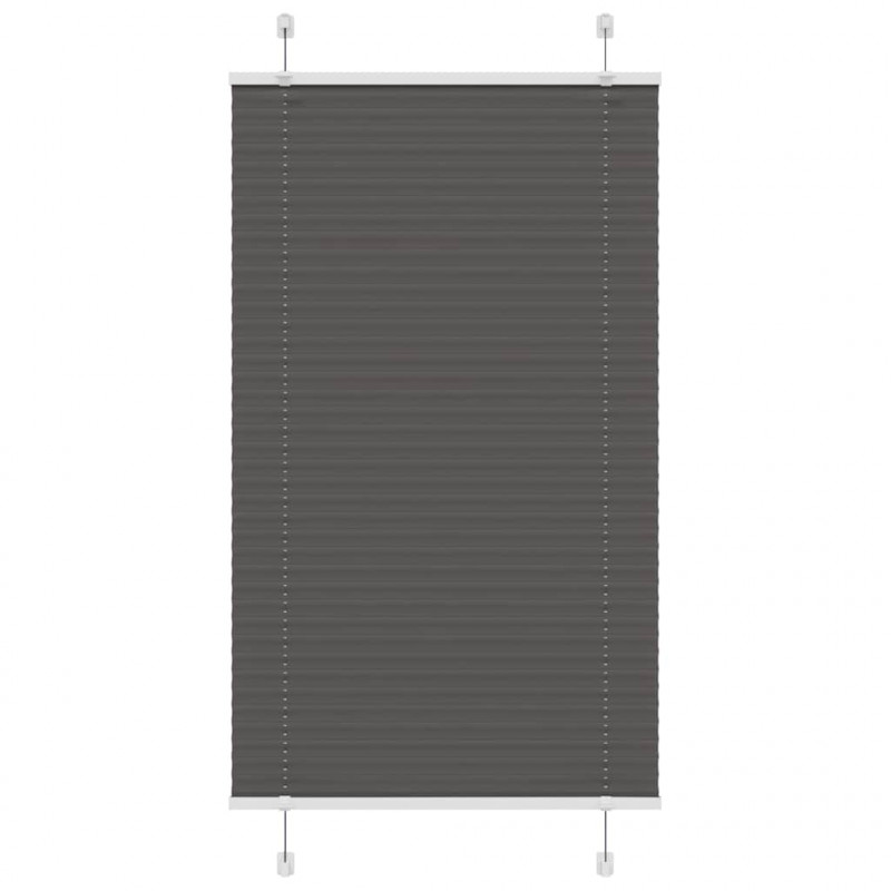 Roleta plisowana czarna 70x150 cm Szerokość tkaniny 69,4 cm