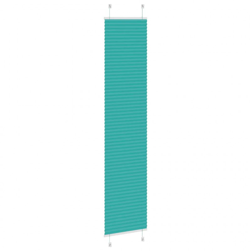 Roleta plisowana Zielony Benzyna 45x200 cm Szerokość tkaniny